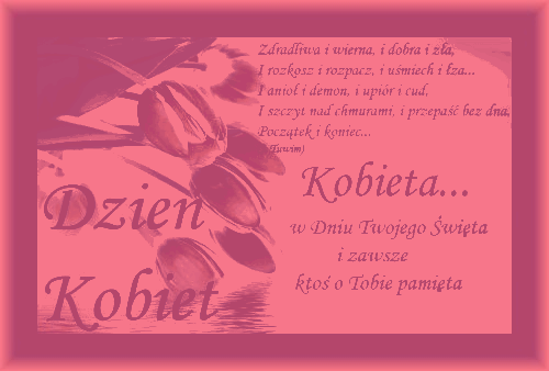 Piękny wiersz J. Tuwim na dzień kobiet